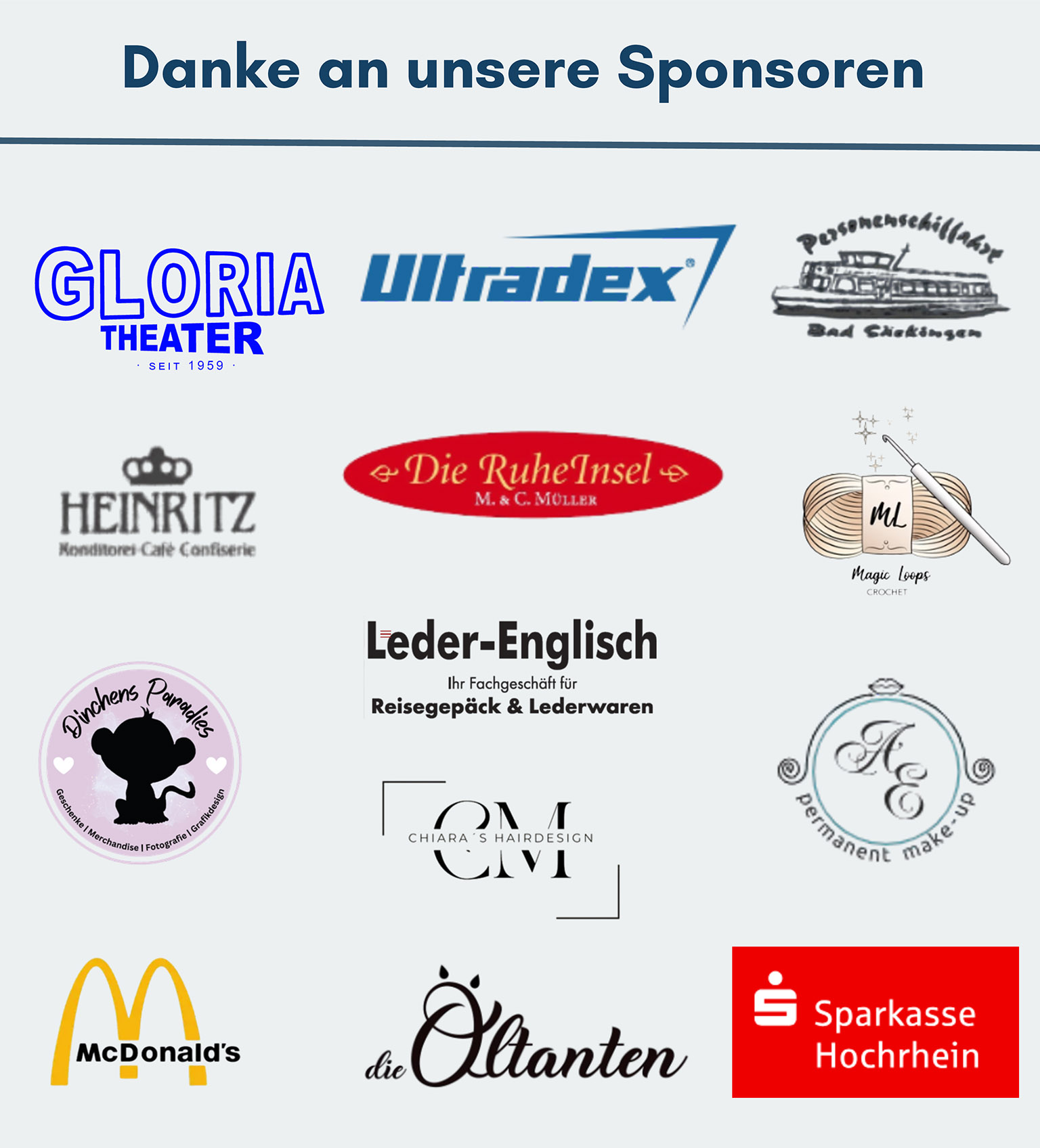 Danke an unsere Sponsoren